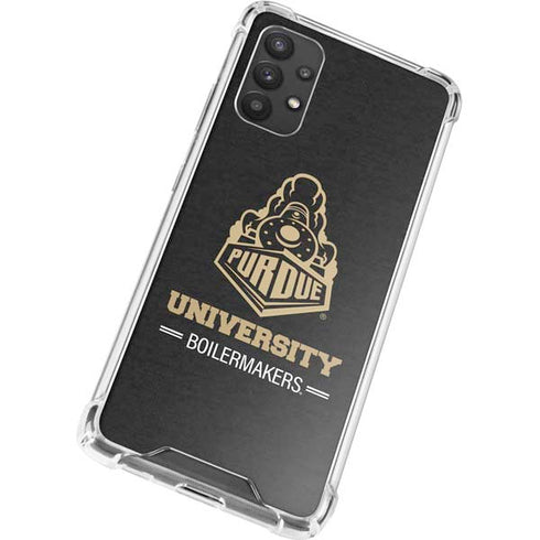 Purdue University Purdue University Boilermakers Signature Logo Galaxy A32 5G Clear Case