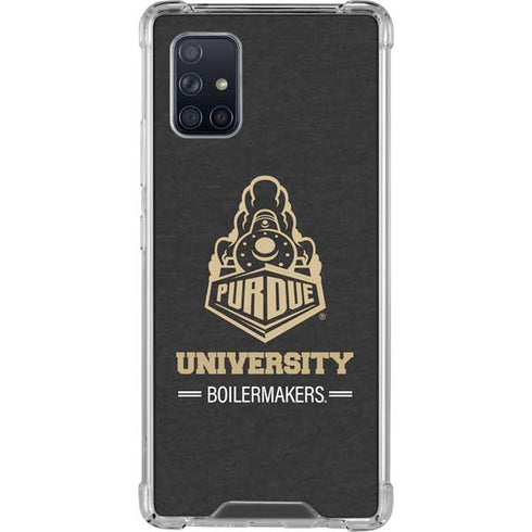 Purdue University Purdue University Boilermakers Signature Logo Galaxy A71 5G Clear Case