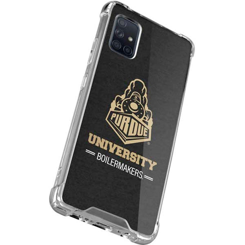 Purdue University Purdue University Boilermakers Signature Logo Galaxy A71 5G Clear Case