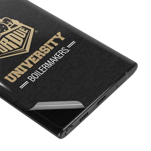 Purdue University Purdue University Boilermakers Signature Logo Galaxy Note 10 Skin