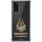 Purdue University Purdue University Boilermakers Signature Logo Galaxy Note20 5G Clear Case