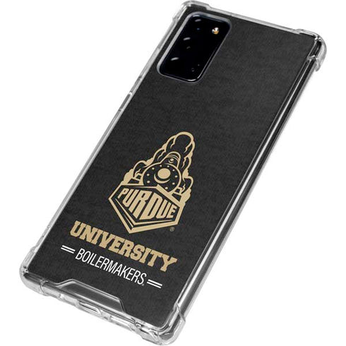 Purdue University Purdue University Boilermakers Signature Logo Galaxy Note20 5G Clear Case
