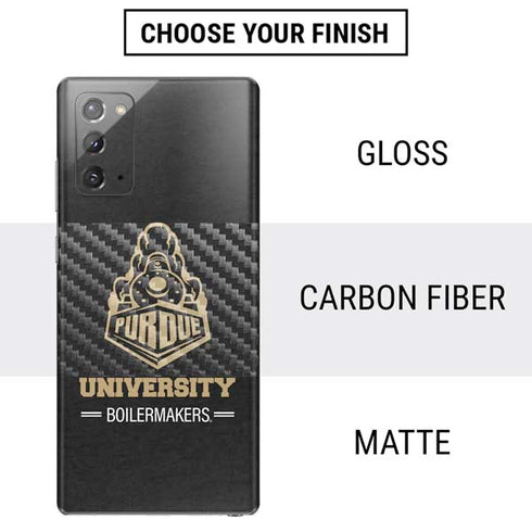 Purdue University Purdue University Boilermakers Signature Logo Galaxy Note20 5G Skin