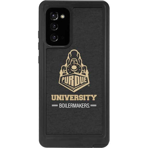 Purdue University Purdue University Boilermakers Signature Logo Galaxy Note20 5G Waterproof Case