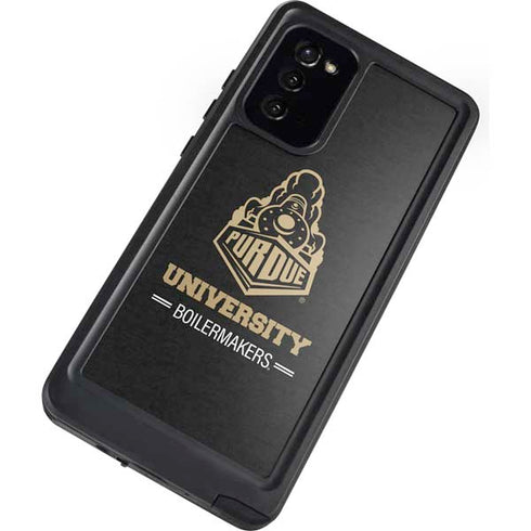 Purdue University Purdue University Boilermakers Signature Logo Galaxy Note20 5G Waterproof Case