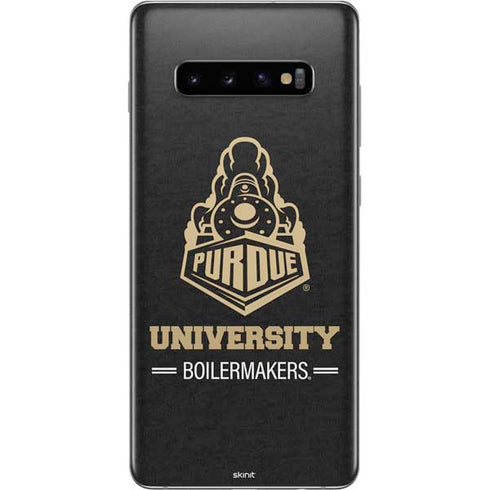 Purdue University Purdue University Boilermakers Signature Logo Galaxy S10 Plus Skin