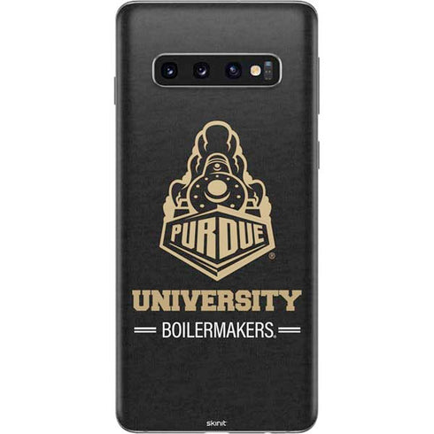Purdue University Purdue University Boilermakers Signature Logo Galaxy S10 Skin
