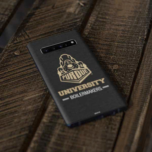 Purdue University Purdue University Boilermakers Signature Logo Galaxy S10 Skin