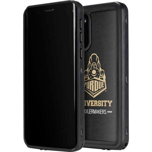 Purdue University Purdue University Boilermakers Signature Logo Galaxy S20 Plus Waterproof Case