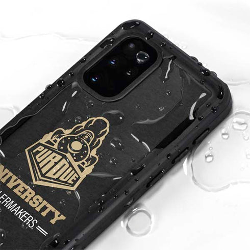 Purdue University Purdue University Boilermakers Signature Logo Galaxy S20 Plus Waterproof Case