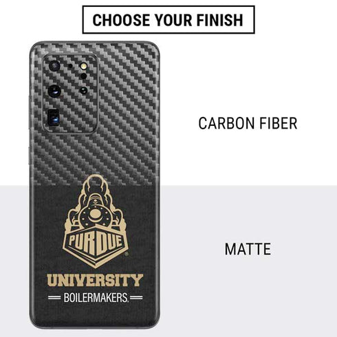 Purdue University Purdue University Boilermakers Signature Logo Galaxy S20 Ultra 5G Skin