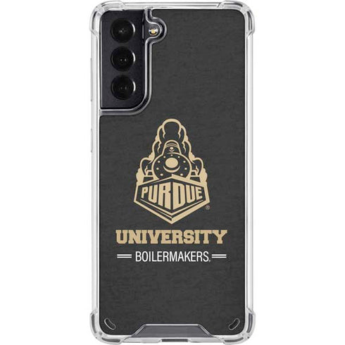 Purdue University Purdue University Boilermakers Signature Logo Galaxy S21 5G Clear Case
