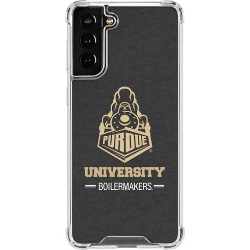 Purdue University Purdue University Boilermakers Signature Logo Galaxy S21 FE Clear Case