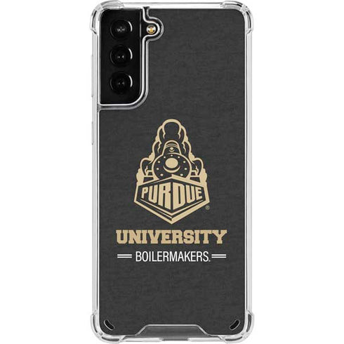 Purdue University Purdue University Boilermakers Signature Logo Galaxy S21 Plus 5G Clear Case