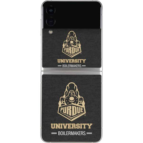 Purdue University Purdue University Boilermakers Signature Logo Galaxy Z Flip3 5G Skin