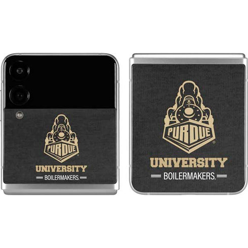 Purdue University Purdue University Boilermakers Signature Logo Galaxy Z Flip4 5G Skin