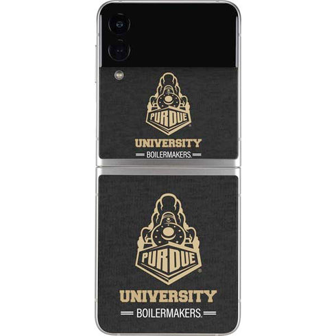 Purdue University Purdue University Boilermakers Signature Logo Galaxy Z Flip4 5G Skin