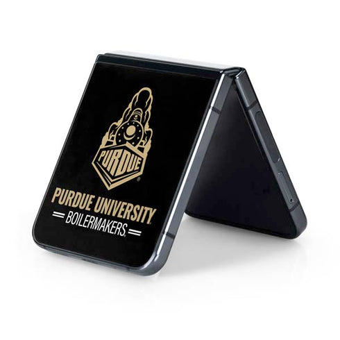Purdue University Purdue University Boilermakers Signature Logo Galaxy Z Flip5 5G Skin