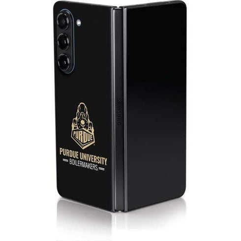Purdue University Purdue University Boilermakers Signature Logo Galaxy Z Fold5 5G Skin