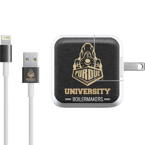 Purdue University Purdue University Boilermakers Signature Logo iPad Charger (10W USB) Skin