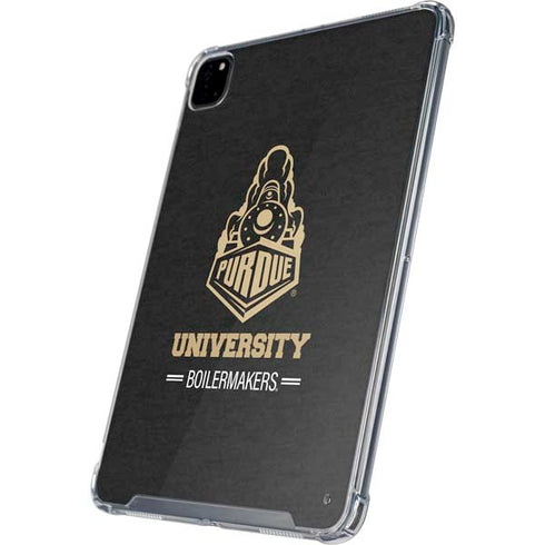 Purdue University Purdue University Boilermakers Signature Logo iPad Pro 12.9in (2020) Clear Case