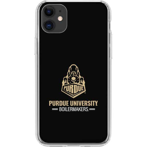 Purdue University Purdue University Boilermakers Signature Logo iPhone 11 Clear Case