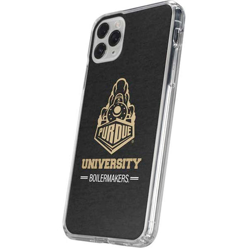 Purdue University Purdue University Boilermakers Signature Logo iPhone 11 Pro Clear Case