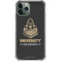 Purdue University Purdue University Boilermakers Signature Logo iPhone 11 Pro Max Clear Case