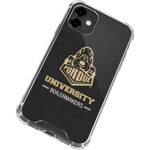 Purdue University Purdue University Boilermakers Signature Logo iPhone 12 Clear Case