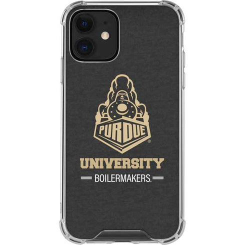 Purdue University Purdue University Boilermakers Signature Logo iPhone 12 Mini Clear Case