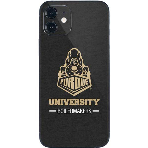 Purdue University Purdue University Boilermakers Signature Logo iPhone 12 Mini Skin