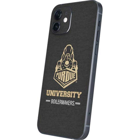 Purdue University Purdue University Boilermakers Signature Logo iPhone 12 Mini Skin