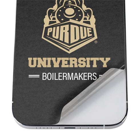 Purdue University Purdue University Boilermakers Signature Logo iPhone 12 Pro Skin