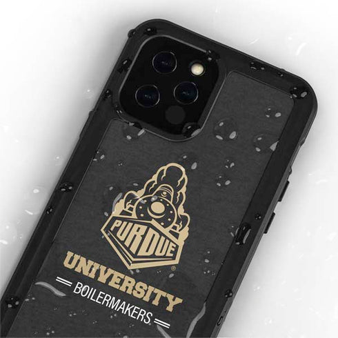 Purdue University Purdue University Boilermakers Signature Logo iPhone 12 Pro Waterproof Case