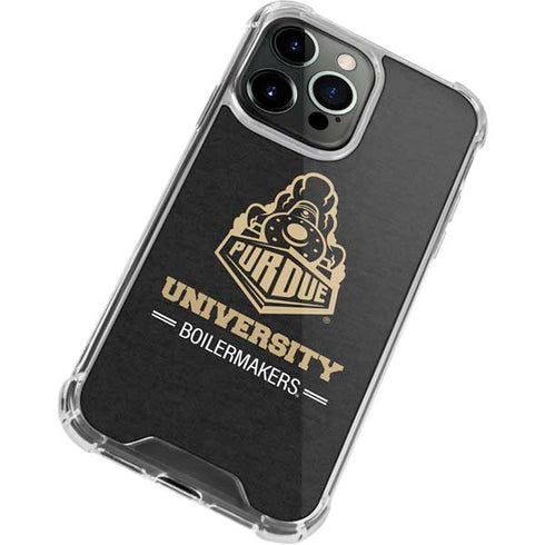 Purdue University Purdue University Boilermakers Signature Logo iPhone 13 Pro Clear Case