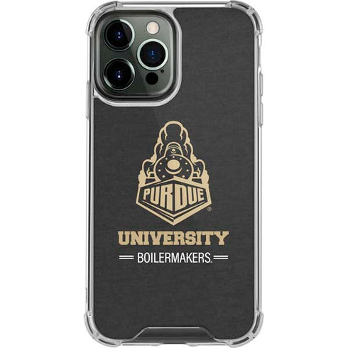 Purdue University Purdue University Boilermakers Signature Logo iPhone 13 Pro Max Clear Case