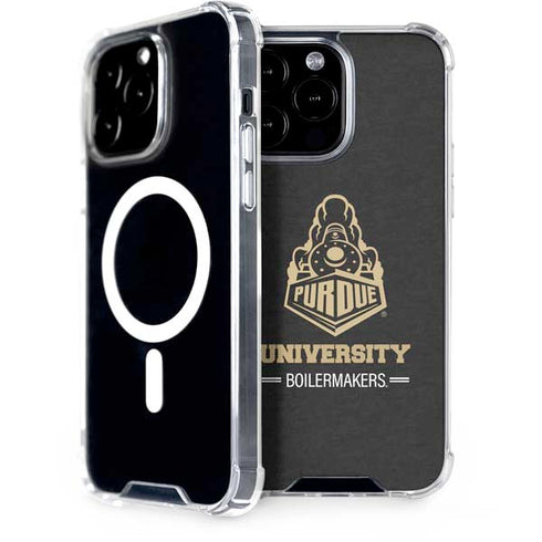 Purdue University Purdue University Boilermakers Signature Logo iPhone 13 Pro Max MagSafe Case