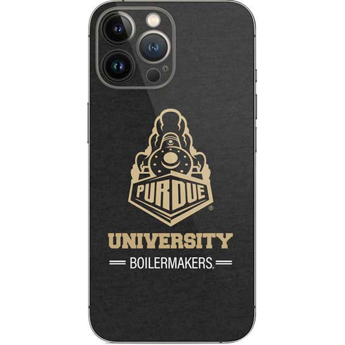 Purdue University Purdue University Boilermakers Signature Logo iPhone 13 Pro Max Skin