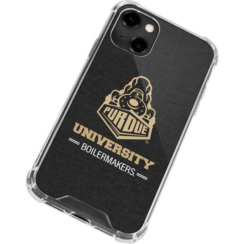 Purdue University Purdue University Boilermakers Signature Logo iPhone 14 Clear Case