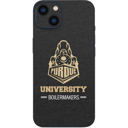 Purdue University Purdue University Boilermakers Signature Logo iPhone 15 Plus Skin