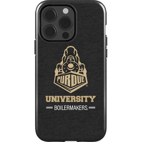 Purdue University Purdue University Boilermakers Signature Logo iPhone 15 Pro Impact Case