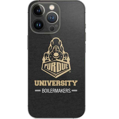 Purdue University Purdue University Boilermakers Signature Logo iPhone 14 Pro Skin