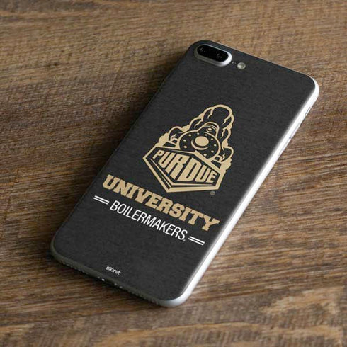 Purdue University Purdue University Boilermakers Signature Logo iPhone 8 Plus Skin