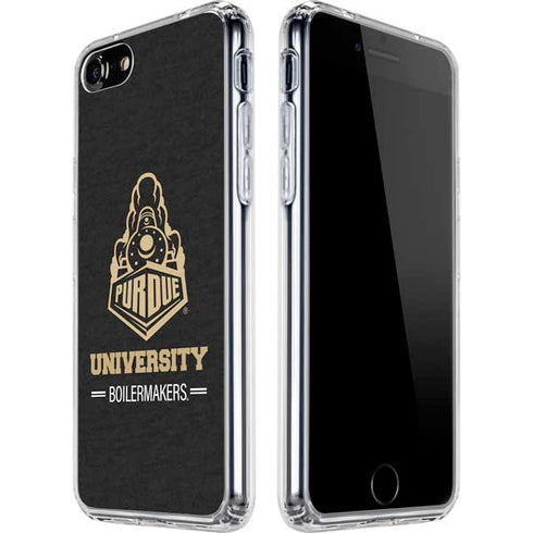 Purdue University Purdue University Boilermakers Signature Logo iPhone SE (2nd & 3rd Gen) Clear Case