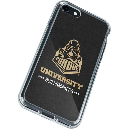 Purdue University Purdue University Boilermakers Signature Logo iPhone SE (2nd & 3rd Gen) Clear Case