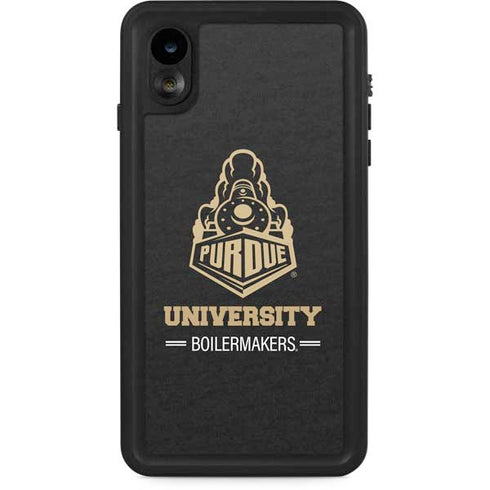 Purdue University Purdue University Boilermakers Signature Logo iPhone XR Waterproof Case