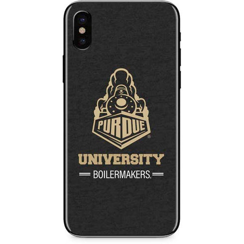 Purdue University Purdue University Boilermakers Signature Logo iPhone XS Skin