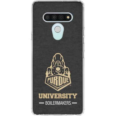 Purdue University Purdue University Boilermakers Signature Logo LG Stylo 6 Clear Case