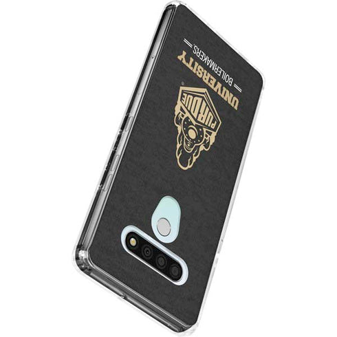Purdue University Purdue University Boilermakers Signature Logo LG Stylo 6 Clear Case