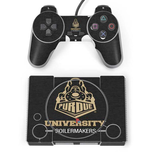 Purdue University Purdue University Boilermakers Signature Logo PlayStation Classic Bundle Skin